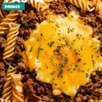 Loaded Bacon Cheeseburger Alfredo Pasta – Easy Dinner Recipes with Ground Beef