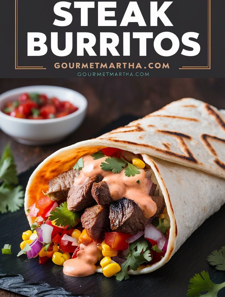 Steak Burritos – easy recipes with ground beef for busy nights