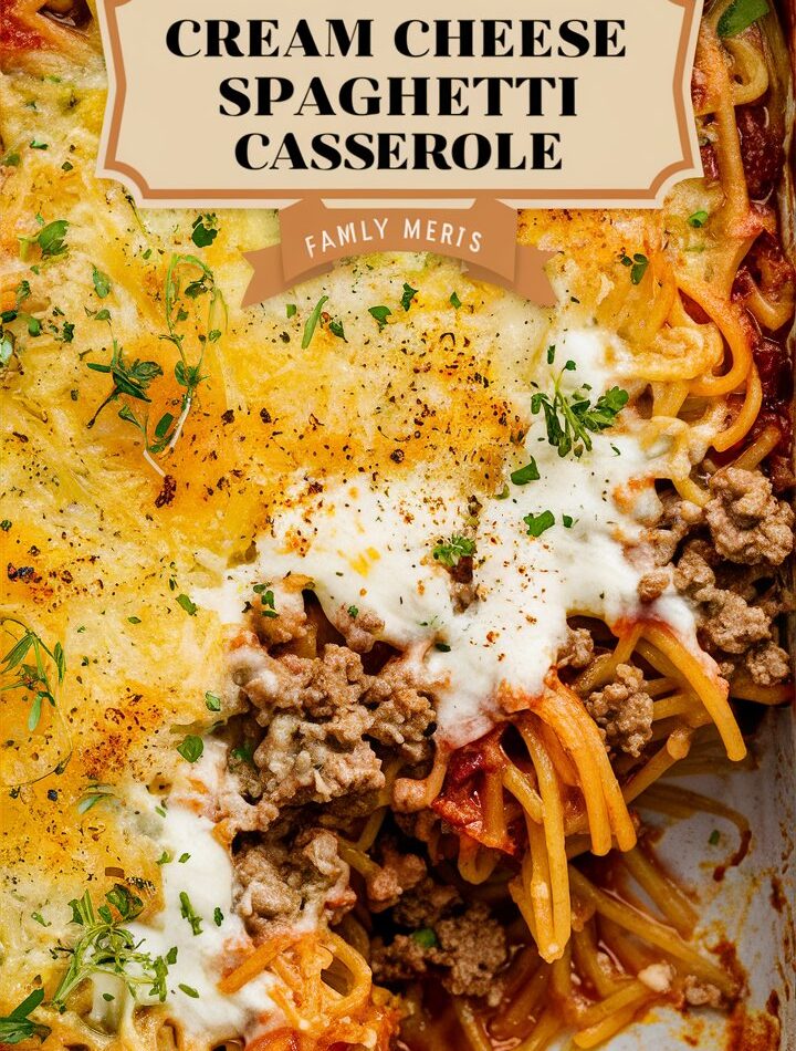 Baked Cream Cheese Spaghetti – Easy Spaghetti Recipes for Dinner