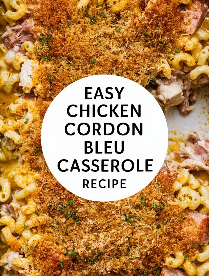 Creamy Chicken Cordon Bleu – easy chicken recipes for any dinner night