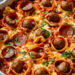 Meat Lovers Pizza Tortellini Bake – Easy Recipes for Dinner