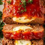 Mozzarella Stuffed Meatloaf – Quick and Easy Ground Beef Recipe