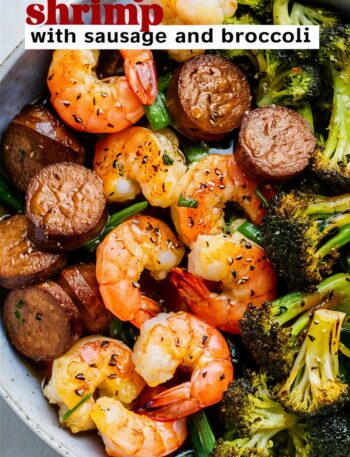 Honey Garlic Shrimp with Sausage and Broccoli – Easy Shrimp Recipes