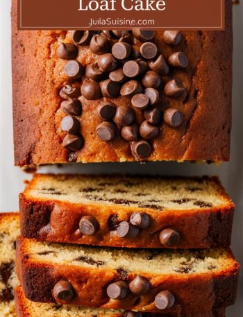 Chocolate Chip Loaf Cake with Sweet Easy Recipes Twist