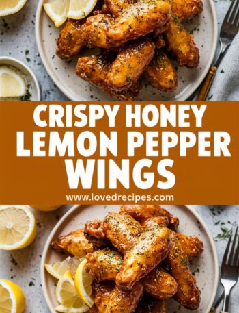 Honey Lemon Pepper Wings Easy Recipes for Dinner