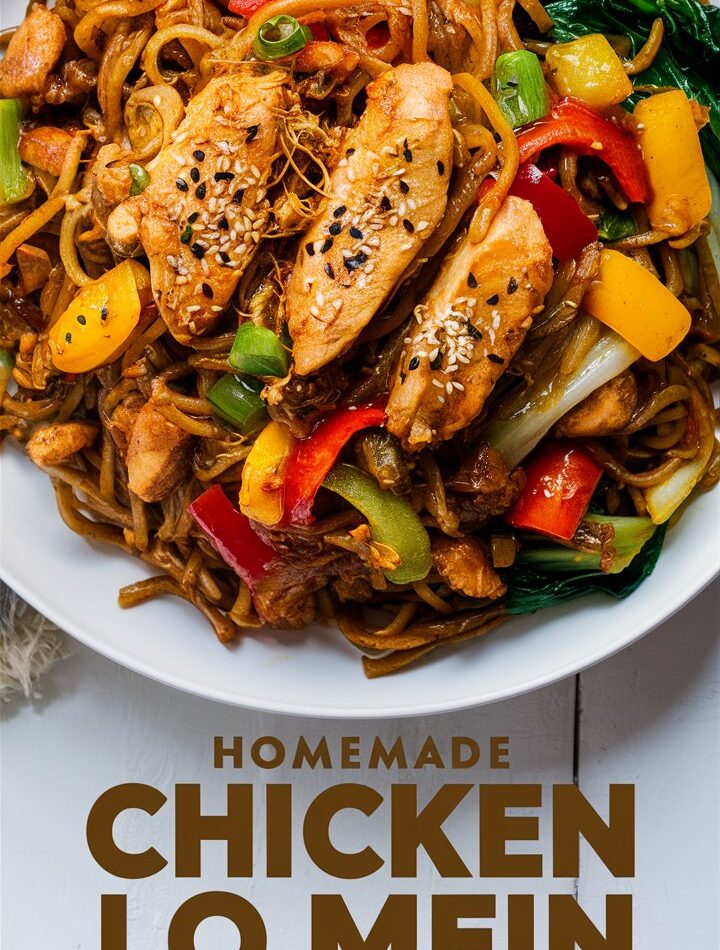 Chicken Lo Mein – Chicken Stirfry Easy Recipe