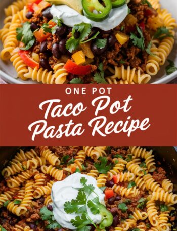 One Pot Beef Taco Pasta – Easy Recipes with Ground Beef
