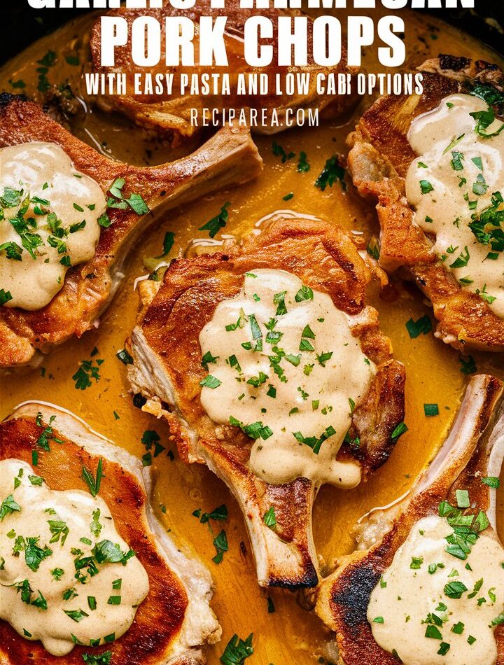 Garlic Parmesan Pork Chops – easy pork chop recipes