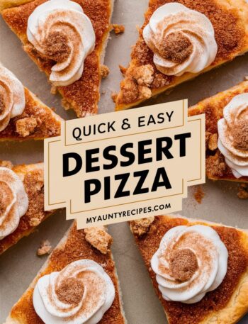 Cinnamon Sugar Crescent Roll Pizza – Air Fryer Desserts Easy Recipes