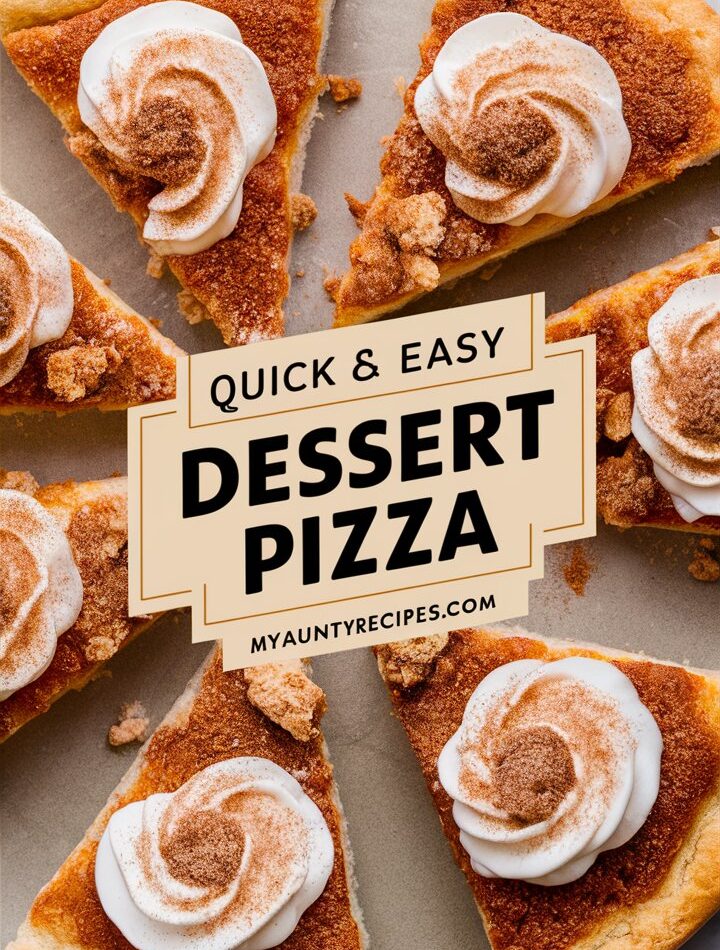 Cinnamon Sugar Crescent Roll Pizza – Air Fryer Desserts Easy Recipes