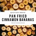 Pan-Fried Cinnamon Bananas – Butter Swim Biscuits Easy Recipes