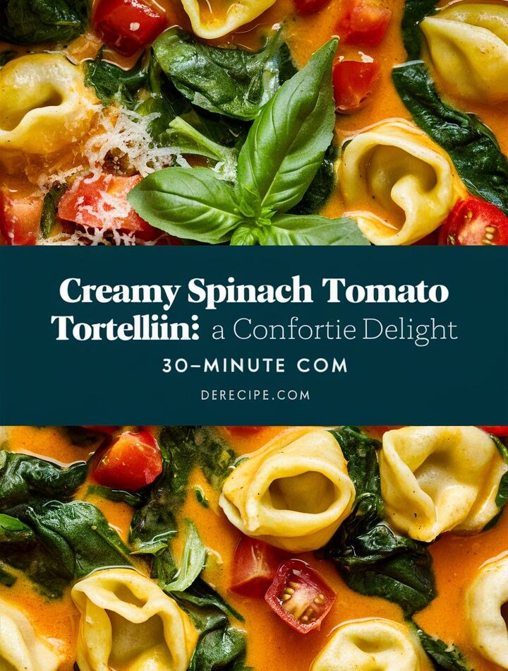 Creamy Spinach Tomato Tortellini – Easy Recipes For Dinner