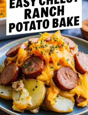 Cheesy Ranch Potatoes and Smoked Sausage – Cheesey Potatoes Easy Recipe