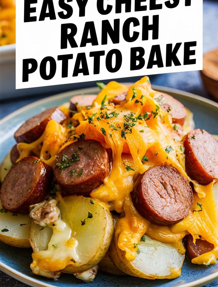 Cheesy Ranch Potatoes and Smoked Sausage – Cheesey Potatoes Easy Recipe