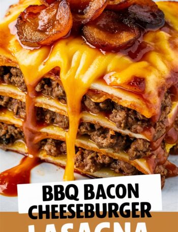 BBQ Bacon Cheeseburger Lasagna – Easy Recipes with Ground Beef