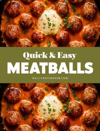 Honey Garlic Turkey Meatballs – Easy Meatball Recipes for Dinner