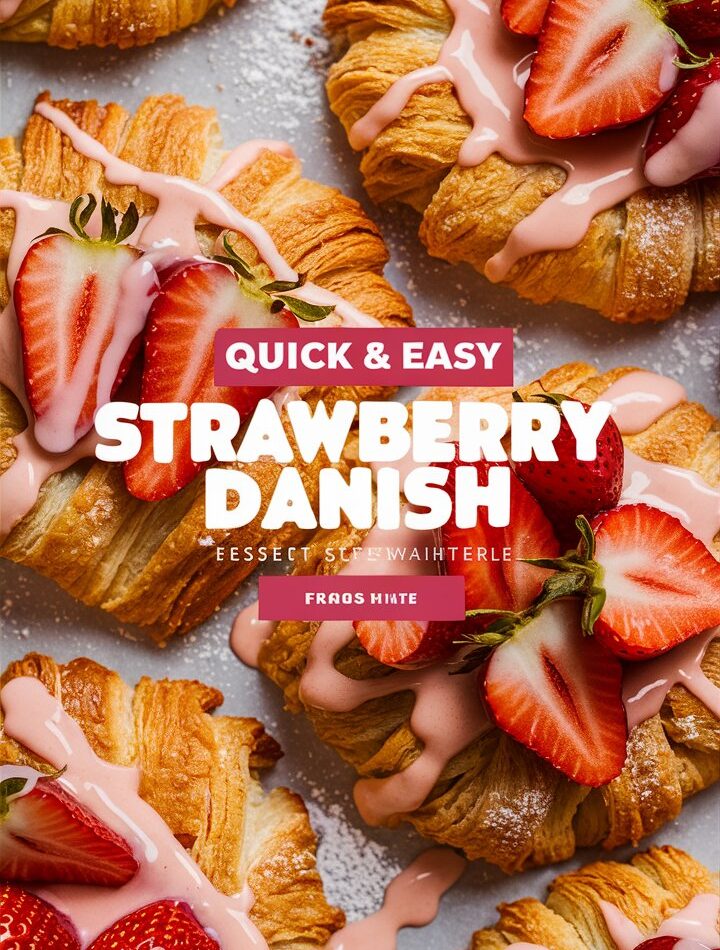 Strawberry Danish – A Flaky Treat from Easy Recipes for Dinner