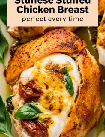Baked Caprese Stuffed Chicken Breast – Juicy Chicken with Caprese Flavor