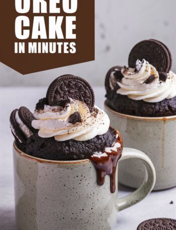 2 Ingredient Oreo Mug Cake