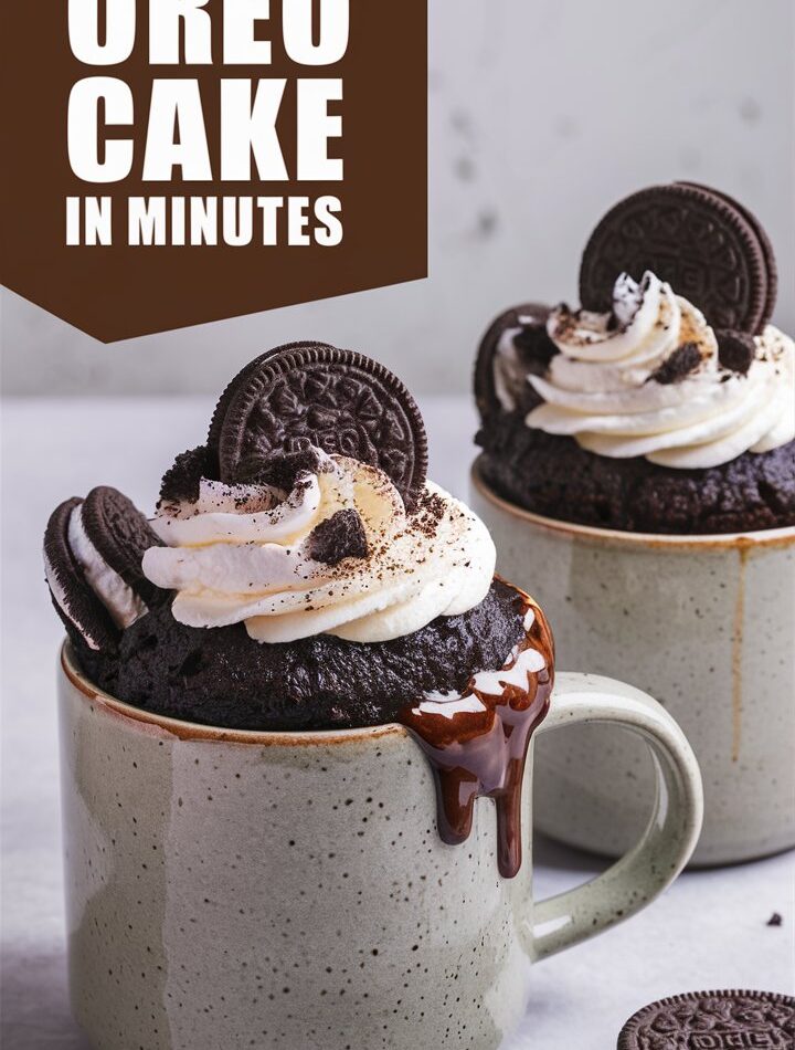 2 Ingredient Oreo Mug Cake