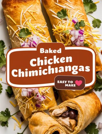 Baked Chicken Chimichangas – Easy Chicken Recipes for Weeknight Dinners