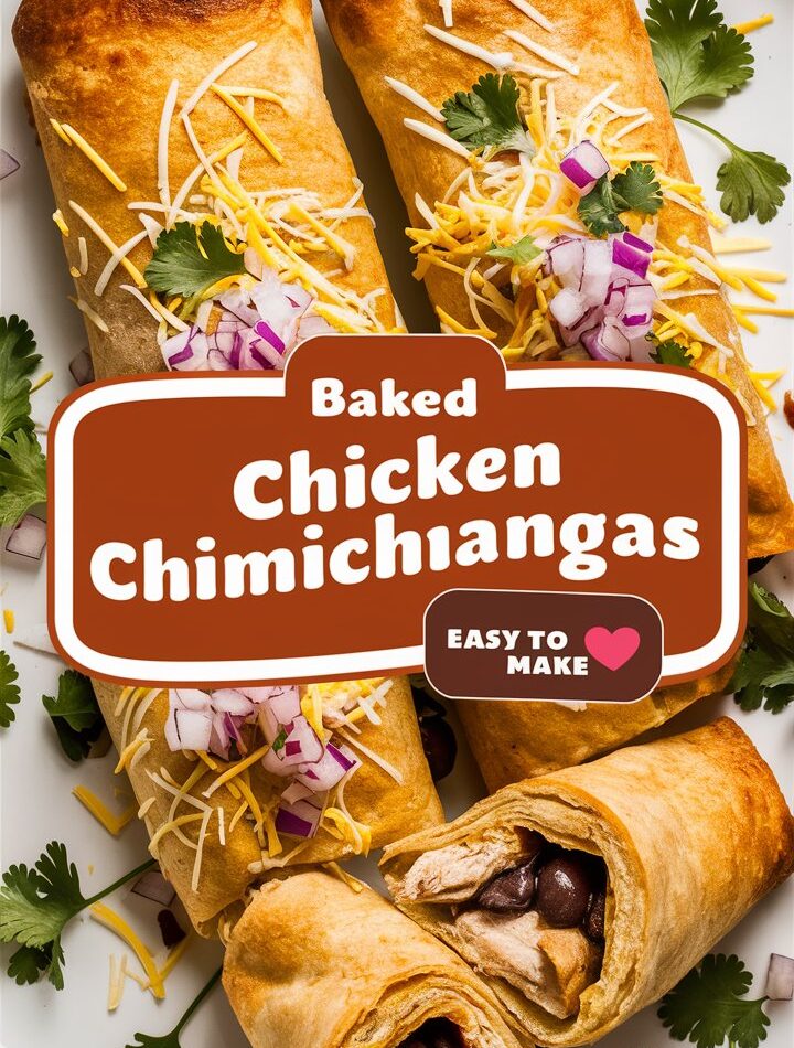 Baked Chicken Chimichangas – Easy Chicken Recipes for Weeknight Dinners