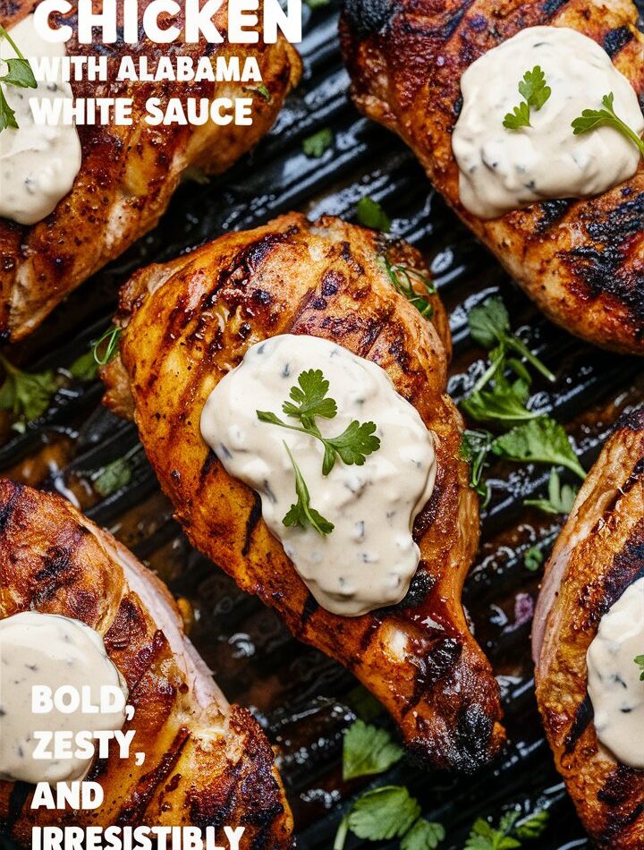 Cajun Grilled Chicken with Alabama White Sauce – Easy Recipes with Rotisserie Chicken