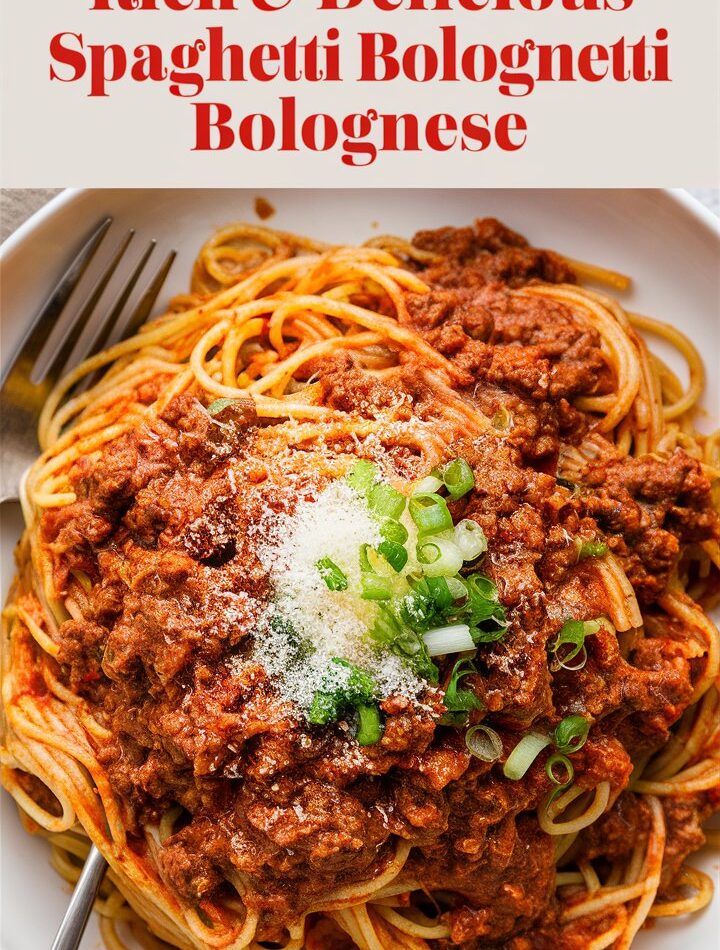Spaghetti Bolognese – Easy Recipes with Ground Beef