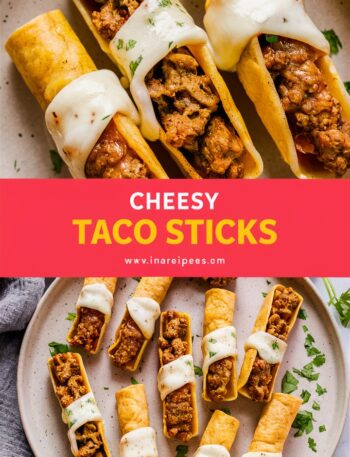 Cheesy Taco Sticks – Easy Recipes with Ground Beef