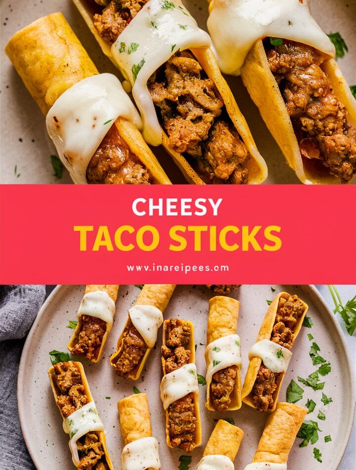 Cheesy Taco Sticks – Easy Recipes with Ground Beef