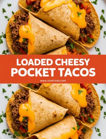 Loaded Cheesy Pocket Tacos – Easy Cheesy Taco Recipe for Any Weeknight