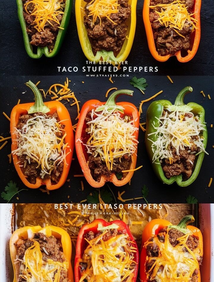Taco Stuffed Peppers – Easy Recipes With Ground Beef