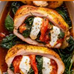 Roasted Red Pepper Stuffed Chicken – Easy Chicken Dinner Recipes