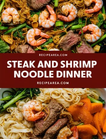 Shrimp Teriyaki Steak Noodles with easy recipes with ground beef and noodles