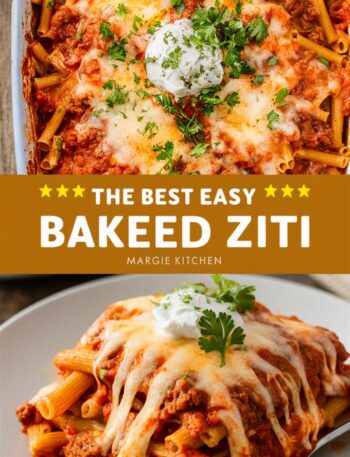 Creamy Cheesy Baked Ziti Recipe for Dinner