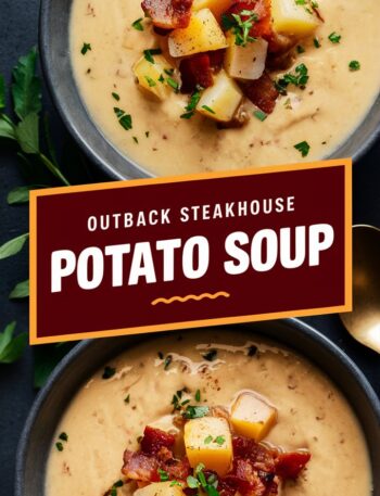 Outback Steakhouse Potato Soup with Cheesey Potatoes Easy Recipe
