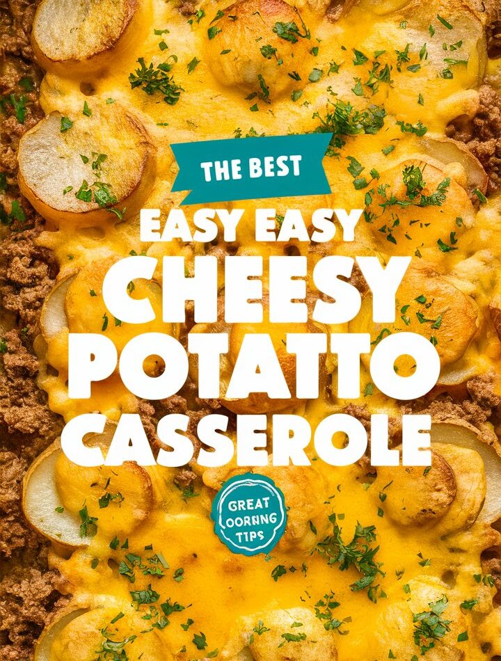 Cheesy Ground Beef and Potato Casserole | Cheesey Potatoes Easy Recipe
