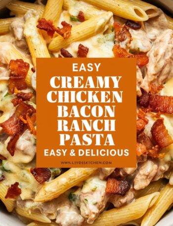 Creamy Chicken Bacon Ranch Pasta – Chicken Stirfry Easy Recipe