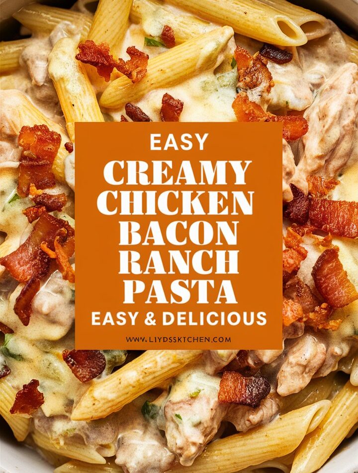 Creamy Chicken Bacon Ranch Pasta – Chicken Stirfry Easy Recipe