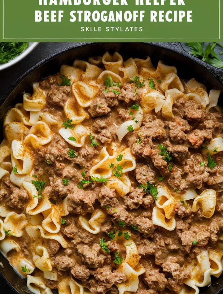 Homemade Hamburger Helper Beef Stroganoff – healthy ground beef stroganoff easy recipes