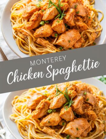 Monterey Chicken Spaghetti with Easy Glaze Recipe