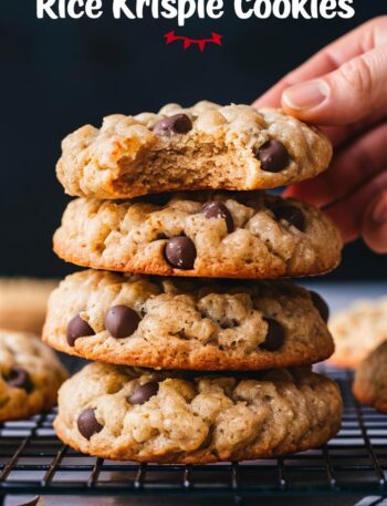 Rice Krispie Chocolate Chip Cookies – Crispy, Chewy & Loaded with Chocolate!
