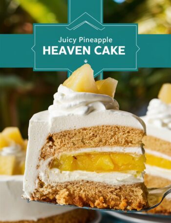 Pineapple Cake – A Moist, Sweet & Tropical Delight!