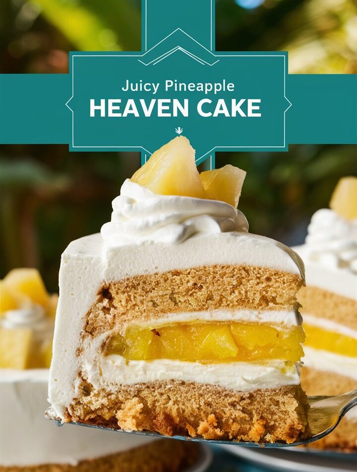 Pineapple Cake – A Moist, Sweet & Tropical Delight!