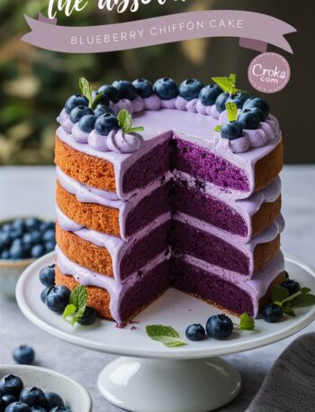 Blueberry Chiffon Cake – Sweet Easy Recipes You’ll Love