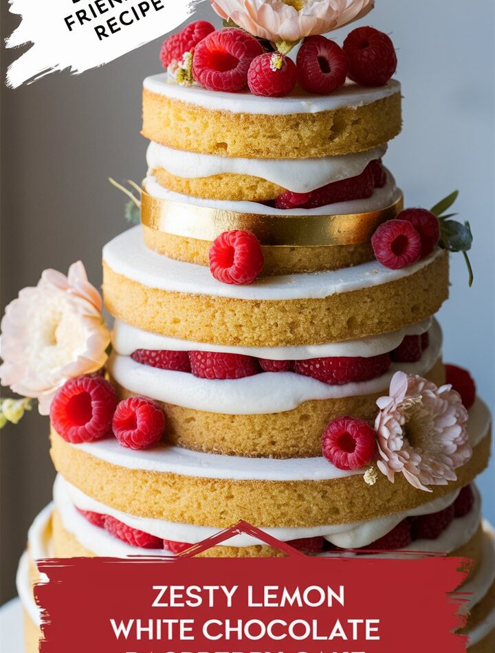 White Chocolate Raspberry Cake Recipe (Easy & Delicious!)