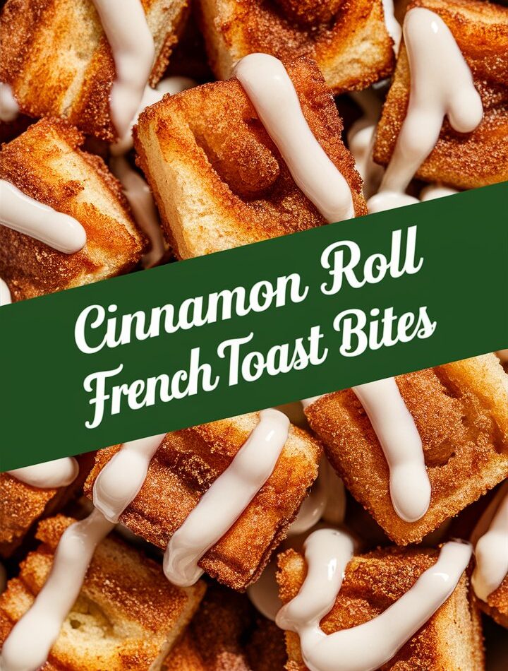 Cinnamon Roll French Toast Bites – A Sweet and Easy Breakfast Treat!