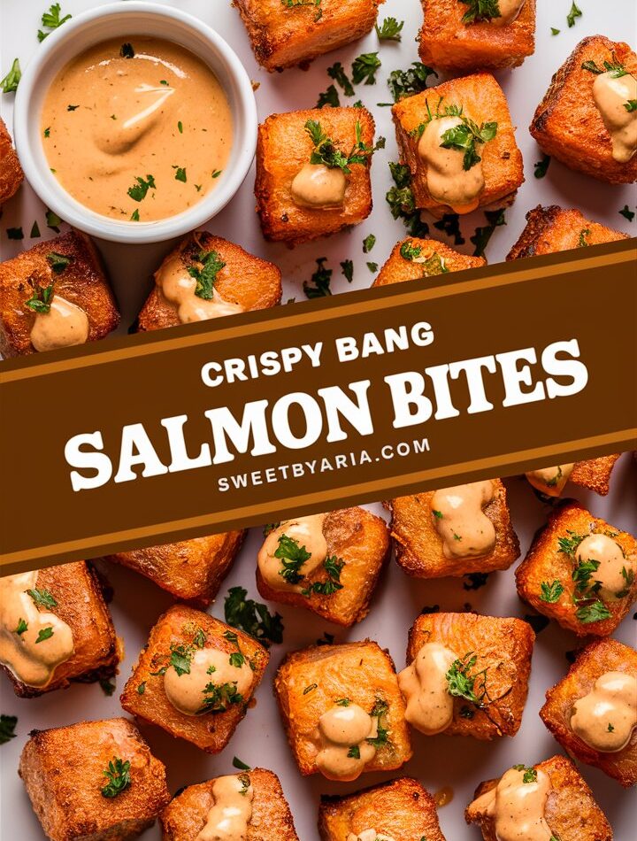 Crispy Bang Bang Salmon Bites