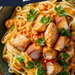 Creamy Cowboy Butter Chicken Linguine