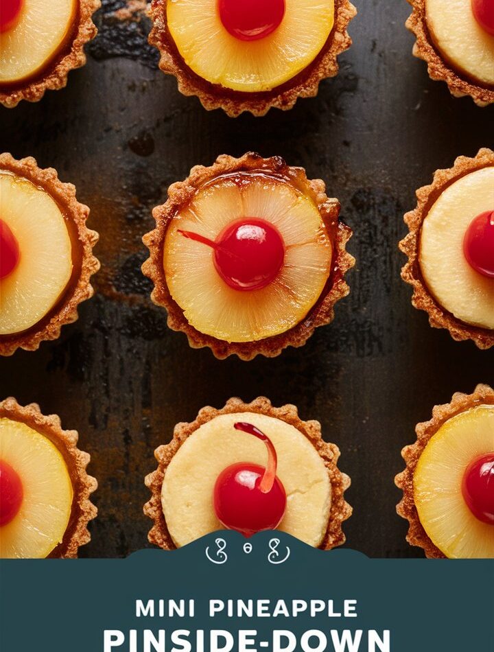 Mini Pineapple Upside-Down Cakes – Sweet, Buttery & Perfectly Caramelized!